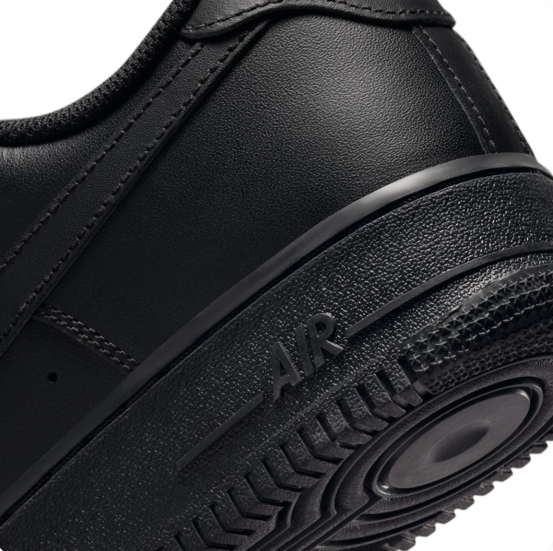 Nike All-Black Low-Top Lace-Up Sneakers