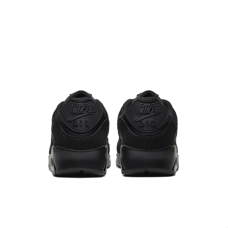 Nike All-Black Low-Top Sneakers with Visible Air Window