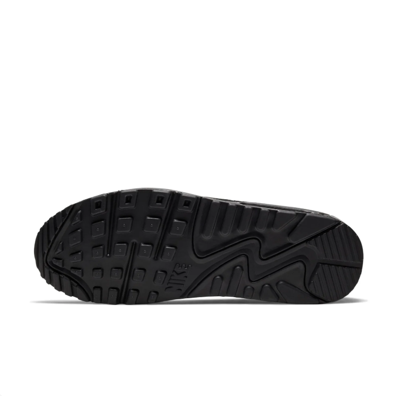 Nike All-Black Low-Top Sneakers with Visible Air Window
