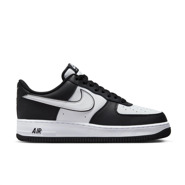 Nike Air Force 1 Black and White Low-Top Sneakers