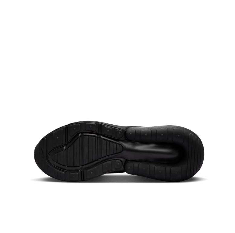Nike All-Black Mesh Sneakers with Visible Heel Air Unit