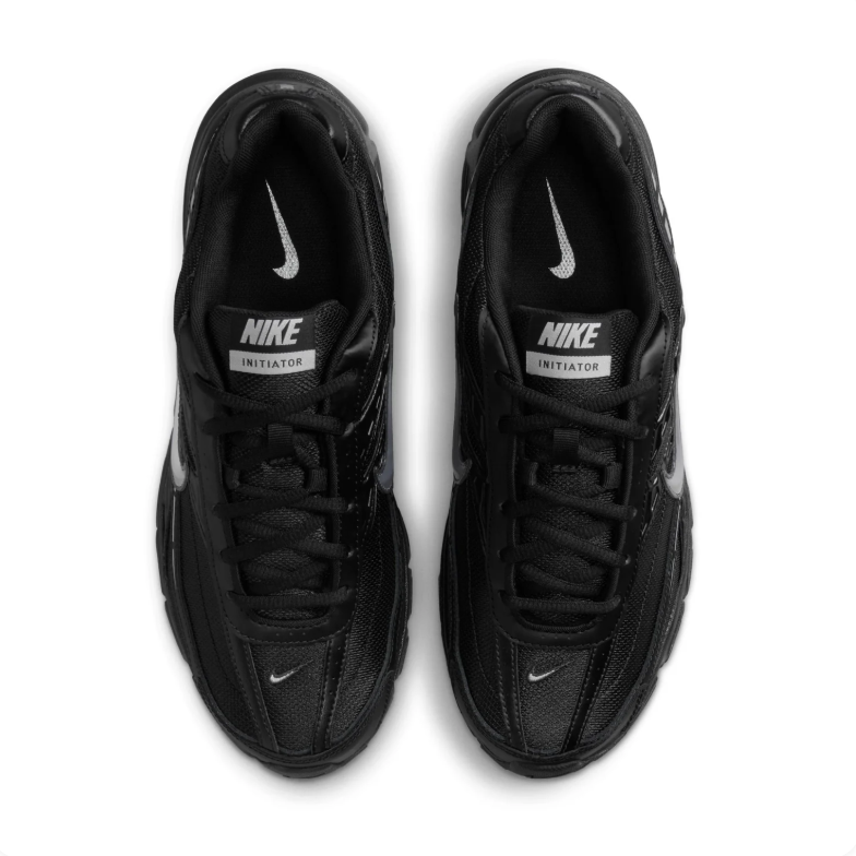Nike Initiator Black and Silver Low-Top Sneakers