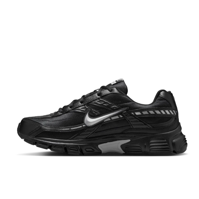 Nike Initiator Black and Silver Low-Top Sneakers