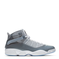 Jordan Gray High-Top Sneakers with Crossover Ankle Straps