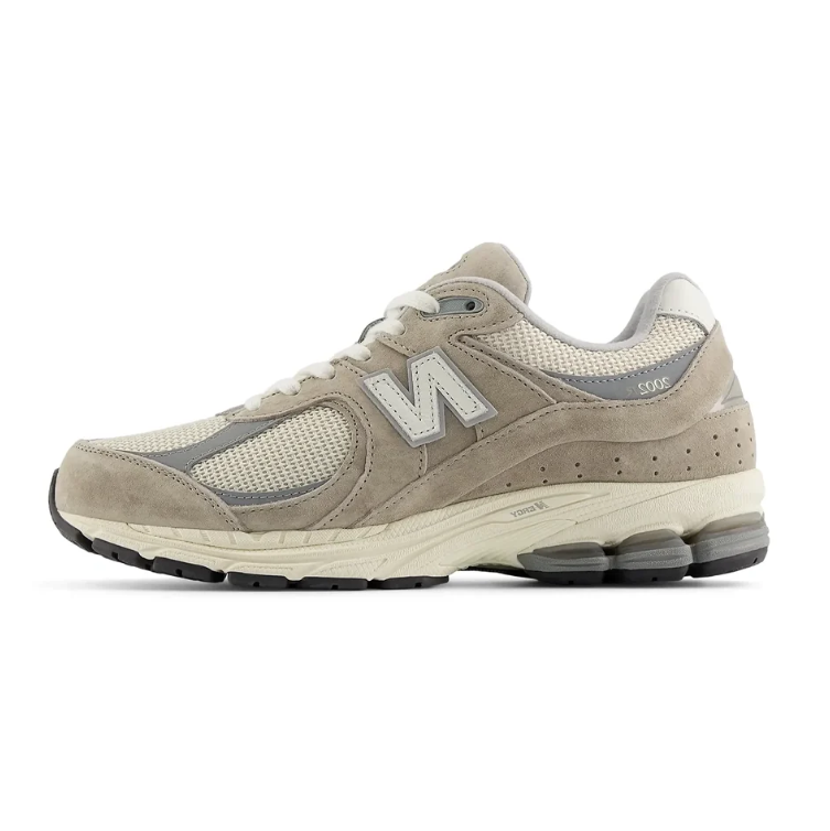 New Balance 2002R Taupe and Cream Mesh Sneakers