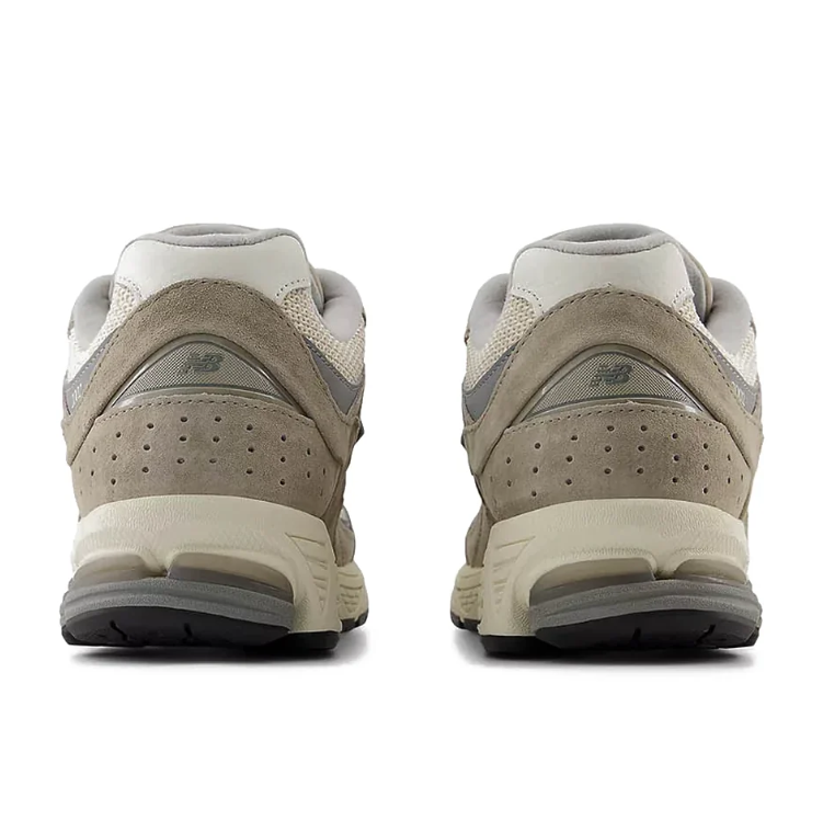 New Balance 2002R Taupe and Cream Mesh Sneakers