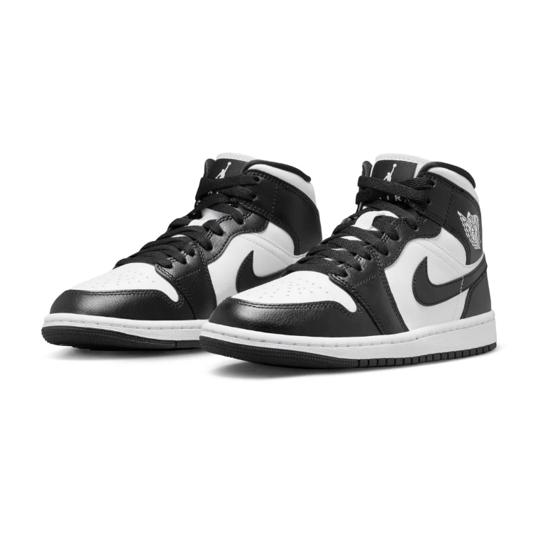 Jordan Black and White High-Top Sneakers