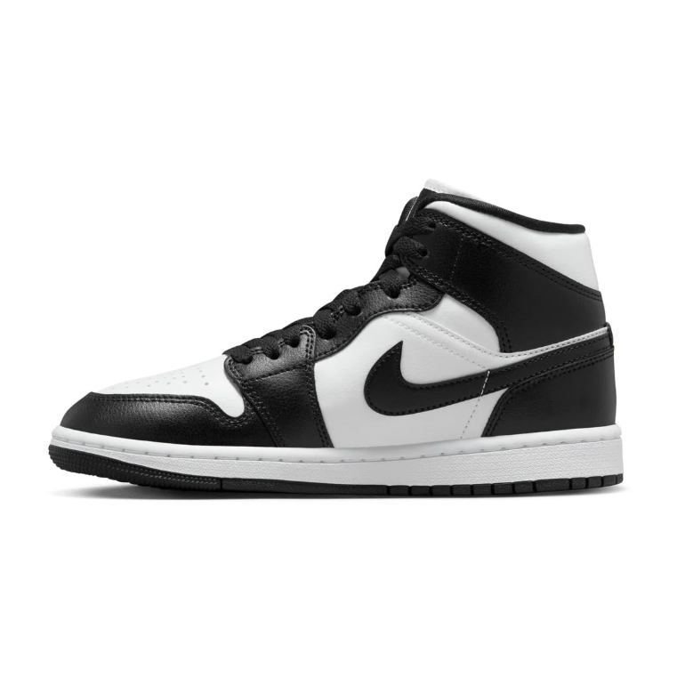 Jordan Black and White High-Top Sneakers