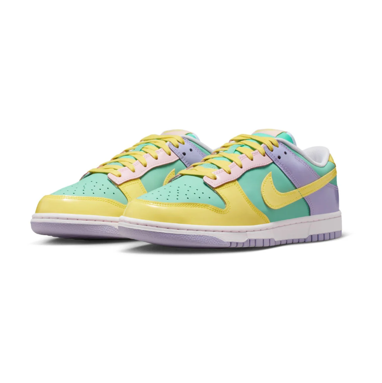 Nike Pastel Low-Top Sneakers in Mint, Yellow and Lavender