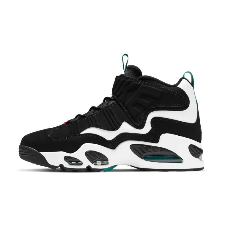Nike Black and White High-Top Sneakers with 24 Ankle Straps