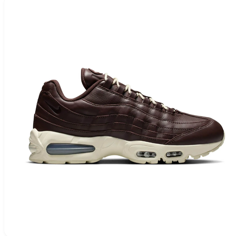 Nike Dark Brown Layered Sneakers with Cream Soles