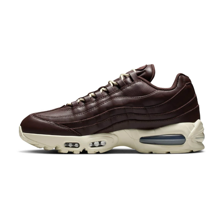 Nike Dark Brown Layered Sneakers with Cream Soles