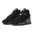 Jordan Black High-Top Sneakers with Crossover Straps and Gray Accents